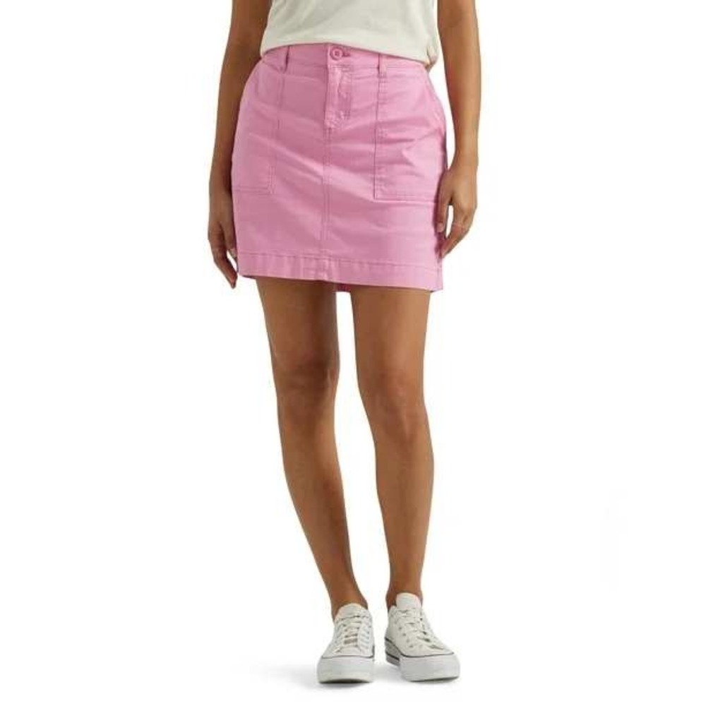 Lee Women's Skirt Size 12 Pink Comfort Waistband Casual Mini New with Tags - Picture 13 of 13